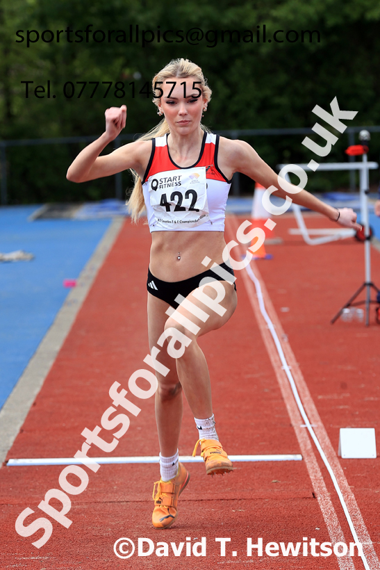 Triple Jumb, 2026 North Eastern Track and Field Champs, Shildon, County Durham. Photo: David T. Hewitson/Sports for All Pics